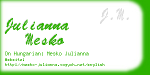 julianna mesko business card